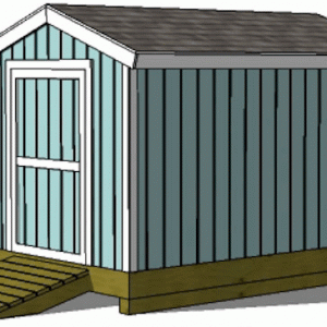 8x12 Gable Shed Kit | Parr Lumber