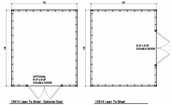 12x14 Backyard Shed - Parr Lumber