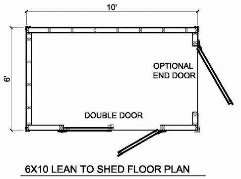 6x10 Backyard Shed - Parr Lumber